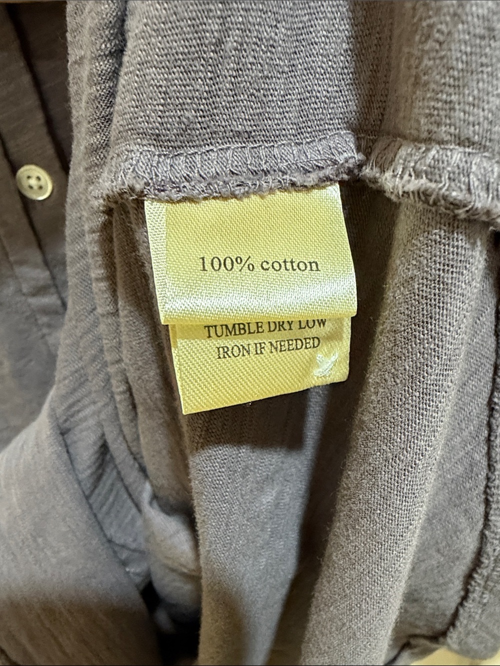 dylan Relaxed Short-Sleeve Button-Down Shirt in Slate Purple - Picture 3 of 3